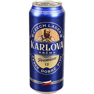 Пиво Karlova Krcma 0.5л світле premium фільт. з.б.