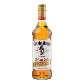 Алкогольний напій на основі Карибського рому Captain Morgan Spiced Gold 0.7 л