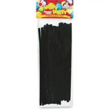 Прикраси Помічниця Соломка Чорна 25 шт