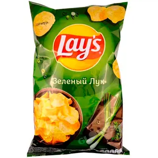 Чипсы Lay's зеленый лук 140г
