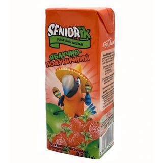 Сік 200 мл Своя Лінія Seniorik яблучно-полуничний