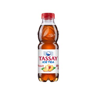 Холодный Чай Черный Tassay Ice Tea Персик, 0,5 л
