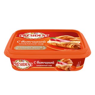 მდნარი ყველი  ლორით ვანა /პრეზიდენტი/ 200გრ