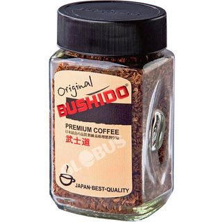 Bushido, Кофе Bushido 100Гр Растворимый Original C/Б, шт, ШК: 7610121710318- 0318