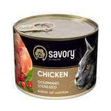Savory Cat Can Adult Sterilised консерви курка д/стериліз. котів, 200г