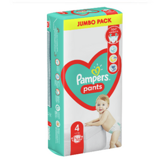 პამპერსი - ტრუსი ზ-4 /9-15კგ/ #52 0 PA PT D6P S4 2X52 JP