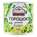 Горошок зелений консервований ТМ BEL GUSTO 425 мл