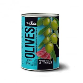 Оливки 280г Своя Лінія з тунцем