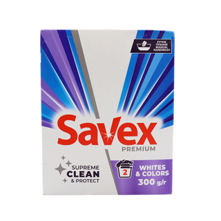 Լվացքի փոշի «Սավեքս» սպիտակ և գունավոր 300գր