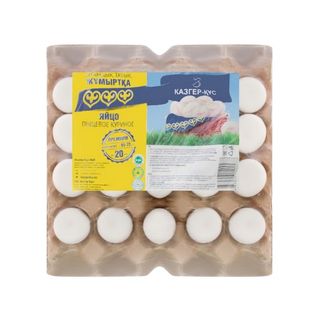 Казгер-Кус, Яйцо Казгер-Кус 20Шт Премиум Лоток В Пленке, шт, ШК: 4870201400277