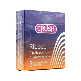 Презервативы Crush Ribbed 3 шт