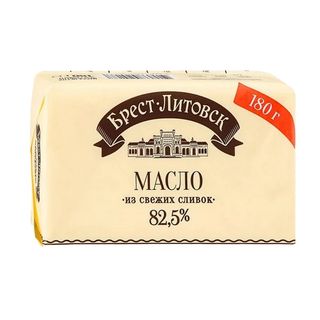 Масло сливочное Брест-Литовск 82,5% 180 г