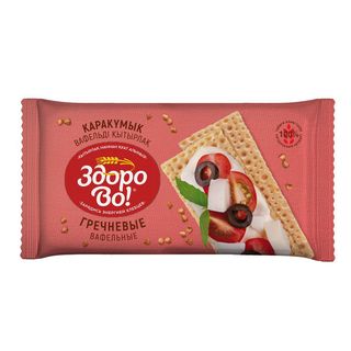 Здорово! Хлебцы Вафельные Гречневые 70 Гр