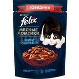 "ფელიქს"- კატის საჭმელი საქონლის ხორცით 26x75გ