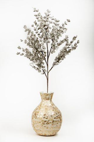 ხელოვნური ყვავილი - SPRING BRANCH EVA ARTIFICIAL FLOWER 104 CM GREY