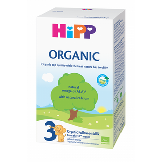 ჰიპი - რძე ორგანიკი 3 /10თვ+/ 300გრ 2087/2087-01 Hippi-3 Follow-on formula 300g