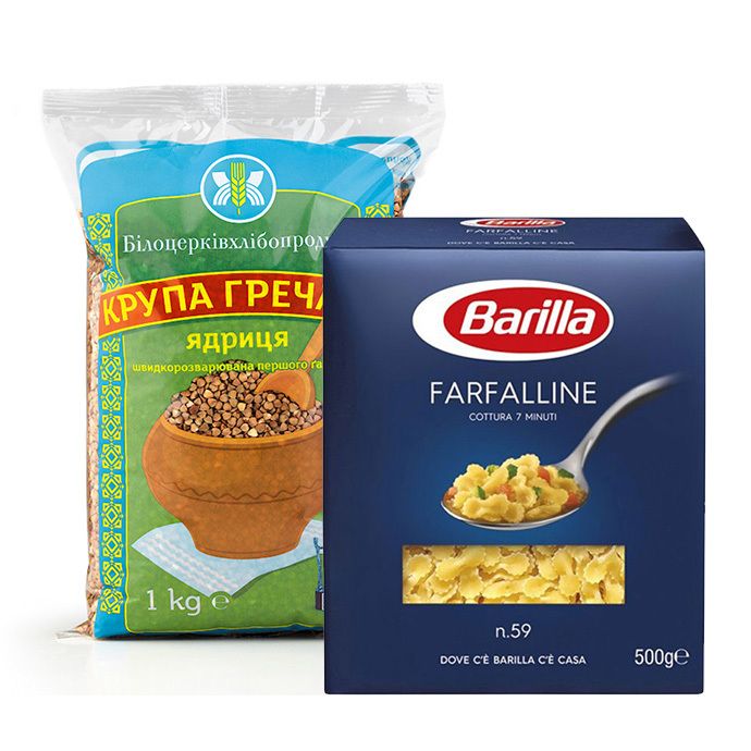 Крупи та макаронні вироби