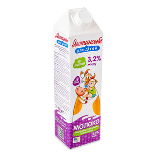 Молоко «Яготинське для дітей» ультрапастеризоване безлактозне від 9 міс. 3,2% 950г