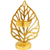 Підсвічник "Лист" 15*9см, золотистий, арт.24AR0274-2