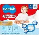 Подгузники-трусики Bambik 4 9-15 кг 36 шт