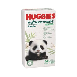 Подгузники Huggies NatureMade, размер 3 (5–9 кг), 62 шт.