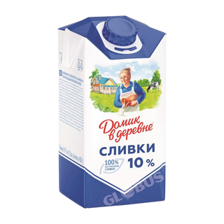 Сливки Домик В Деревне 10% 480гр- 6956