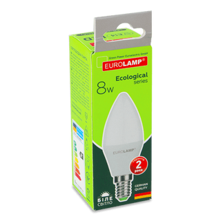 Лампа Eurolamp Led Eco P 8W 4000K E14 CL (шт)