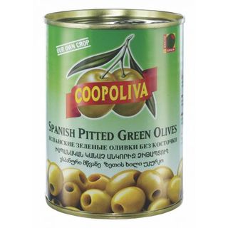 ზეთისხილი მწვანე უკურკო A-300 /კოპოლივა/ 405 გრ