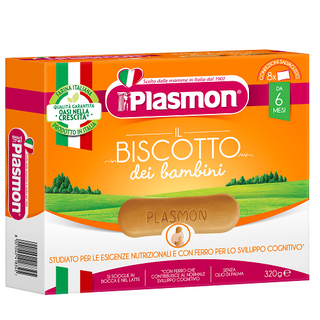 პლასმონი - ორცხობილა /6თვ+/ 320გრ 8345 Plasmon Baby Biscuit 320 gr
