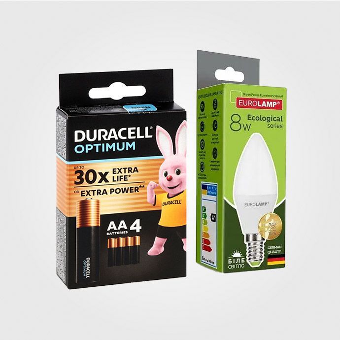 Електротовари та освітлення