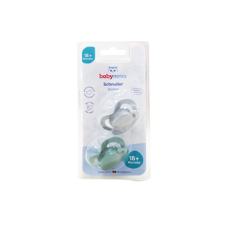 Փուչ ծծակ սիլիկոնե անատոմիական, նկարով և օղակով չափս 3 №2 (20017) մոխրագույն