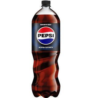 Напій б/а газ. PEPSI Black Free ПЕТ / 1.75л