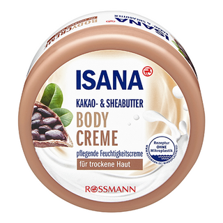 ისანა - ტანის კრემი შია და კაკაო 500მლ 442 Isana - Body Cream Cocoa  Shea Butter 500m;