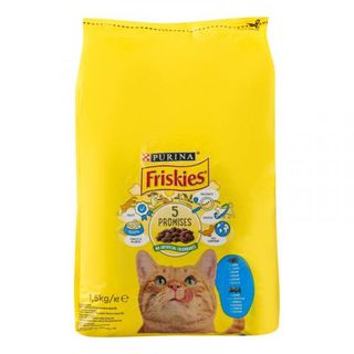 Корм д/котів Фріскіс 1,5 кг з лососем та овочами