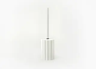უნიტაზის ჯაგრისი - TRIA POLYRESIN TOILET BRUSH 10.5X10.5X15.6 CM ECRU