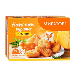 Նագեթներ հավի, պանրով Միրատորգ 300գր