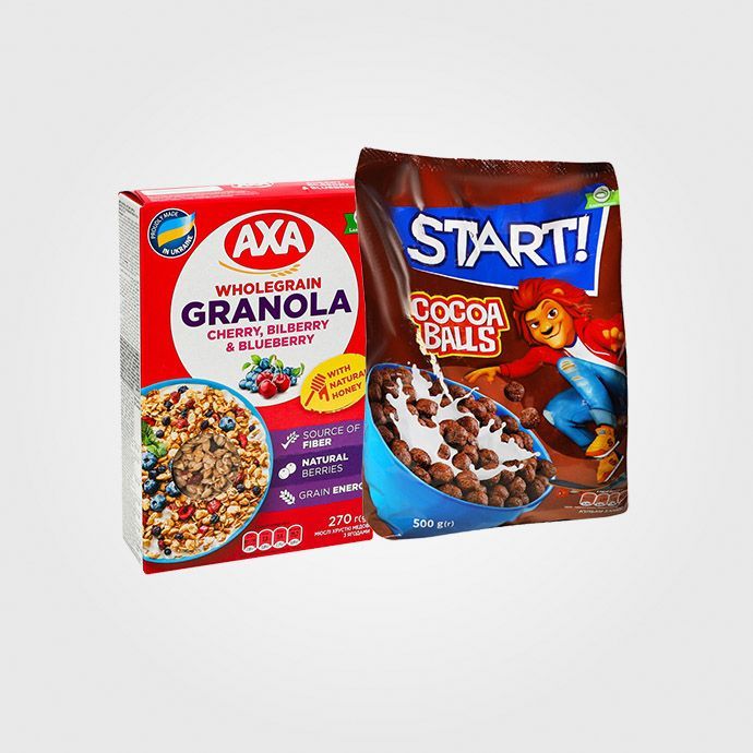 Сухі сніданки та каші