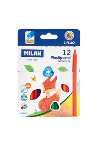 022T12  BOX 12 TRIANG PLASTIPASTEL COLOURS MILAN