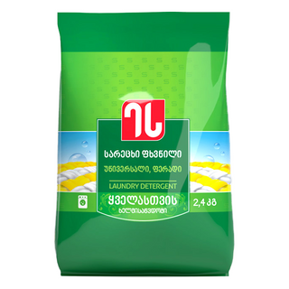 სარეცხი ფხვნილი /ეს უნივერსალური/2.4კგ