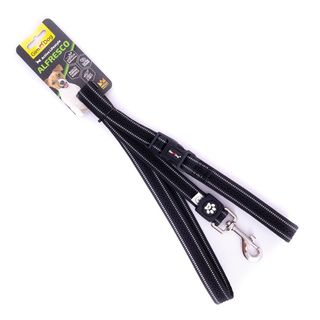 Повідець Alfresco неопрен+фліс 2.0*120см чорний