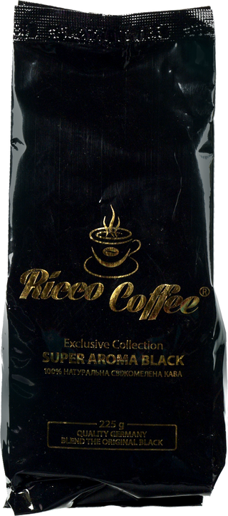 Кава Рікко 225 г мел. Супер Арома Блек