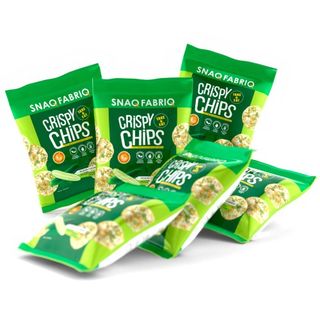 SNAQ FABRIQ Crispy ვეგანური და უგლუტენო მარცვლეულის ჩიფსი, კიტრის მარინადი 50გ.