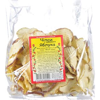 Чіпси Світ Фруктів 100г червоного яблука фас.
