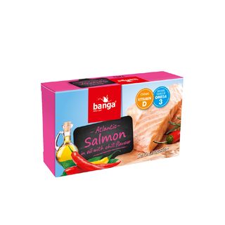 ორაგული ზეთში ცხარე /ბანგა/ 120 გრ