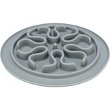 Миска-килимок Trixie д/собак повільне годування сіра силікон d-24см