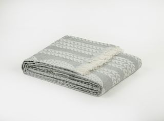 გადასაფარებელი - BRENNA COTTON DOUBLE MULTI-PURPOSE COVER 220X250 CM GRAY