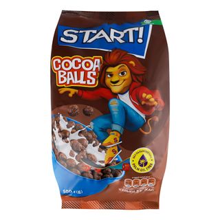 Сухий сніданок START Кульки шоколадні / 500г