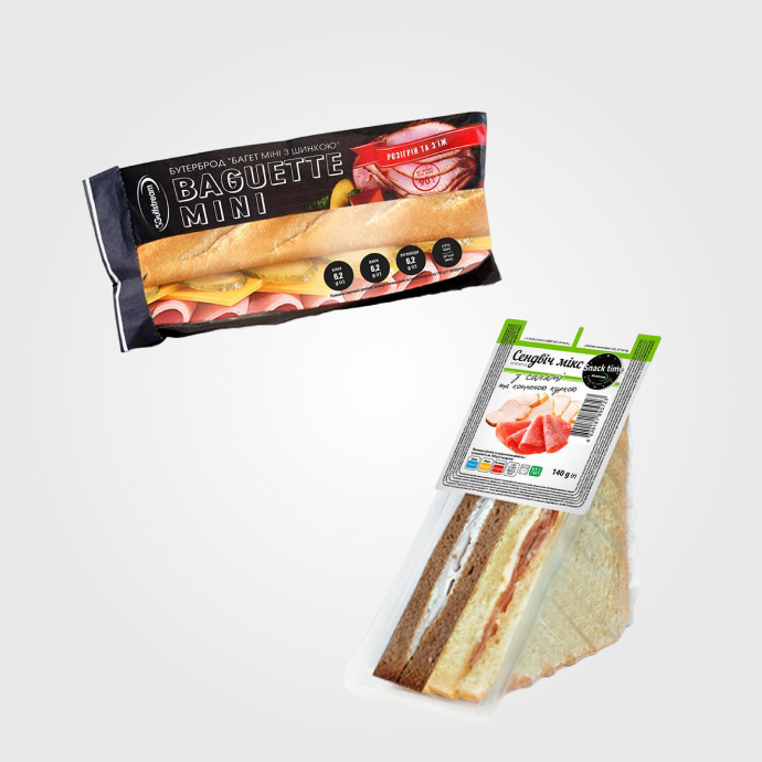 Бутерброди, бургери.