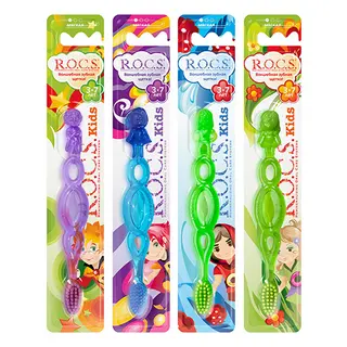 როქსი - კბ/ჯაგრისი ბავშვის /3-7წლ/ 500 R.O.C.S. Toothbrush kids 3-7. soft 0500