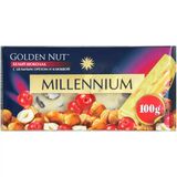 Шоколад Millenium Golden Nut білий з цільними лісовими горіхами 100 г